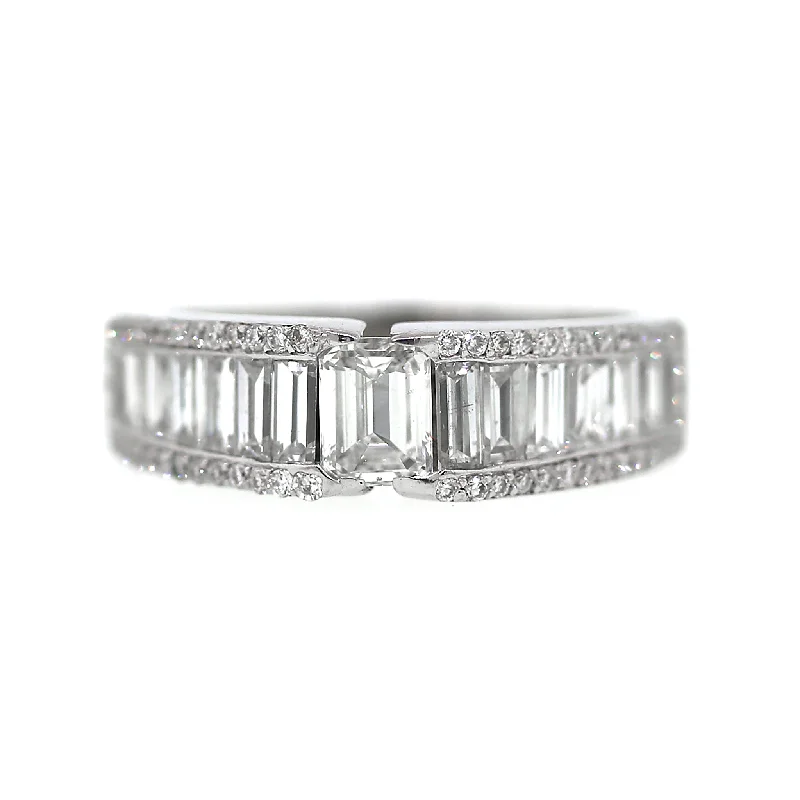 Glamorous Jewelry, Glamorous Deals – Shop Now Emerald Cut Diamond Band Ring in 14k Gold Glamorous Jewelry, Glamorous Deals – Shop Now Emerald Cut Diamond Band Ring in 14k Gold
