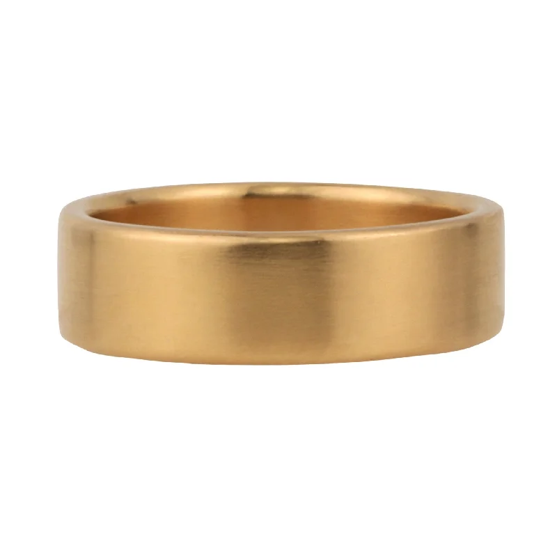 Must-Have Jewelry Pieces At Reduced Prices 18K Rose Gold "Flat Band" Ring with Rounded Edges Must-Have Jewelry Pieces At Reduced Prices 18K Rose Gold "Flat Band" Ring with Rounded Edges