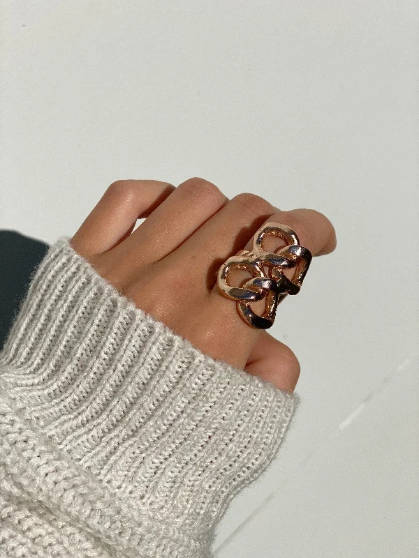 Best Jewelry Sale Prices – Limited-Time Offer CHASE DOUBLE CHAIN LINK  RING