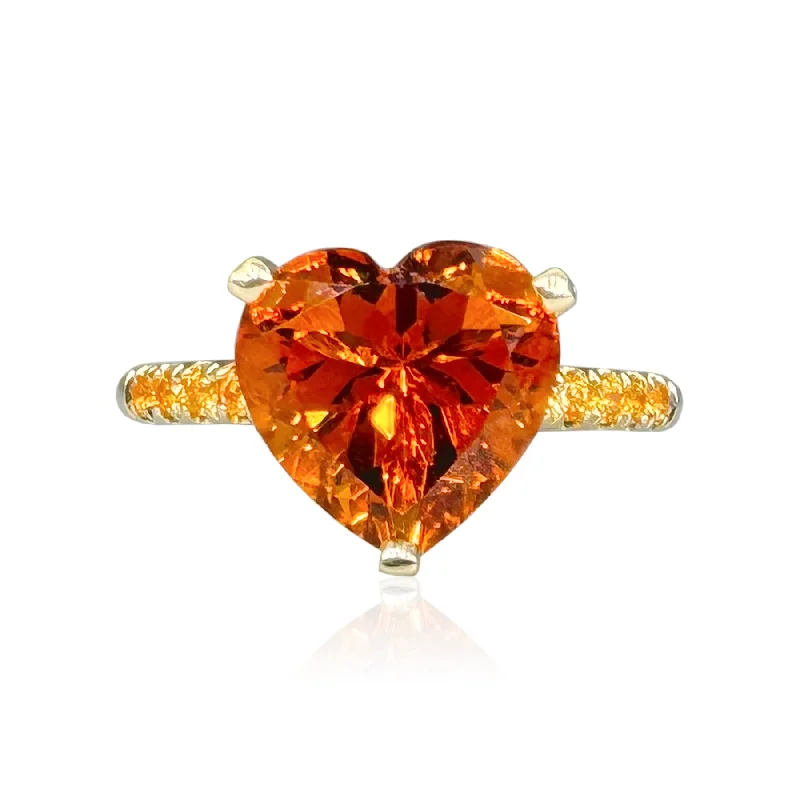 Luxury Jewelry At Unbeatable Discounts Color Candy Gemstone Heart Ring