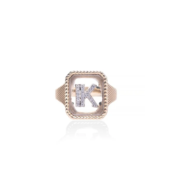 Adjustable Charm Bracelets For A Perfect Fit Crystal Plate Ring with Diamond Initial Adjustable Charm Bracelets For A Perfect Fit Crystal Plate Ring with Diamond Initial