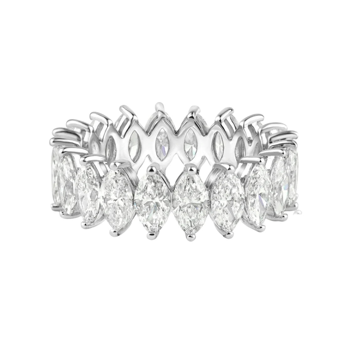 Elegant Jewelry, Affordable Luxury – Shop Now Diamond Marquise Eternity Band Ring