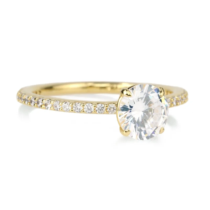 Final Call For Exquisite Jewelry At Reduced Rates 4-Prong Solitaire Pave Diamond Ring Mount Final Call For Exquisite Jewelry At Reduced Rates 4-Prong Solitaire Pave Diamond Ring Mount