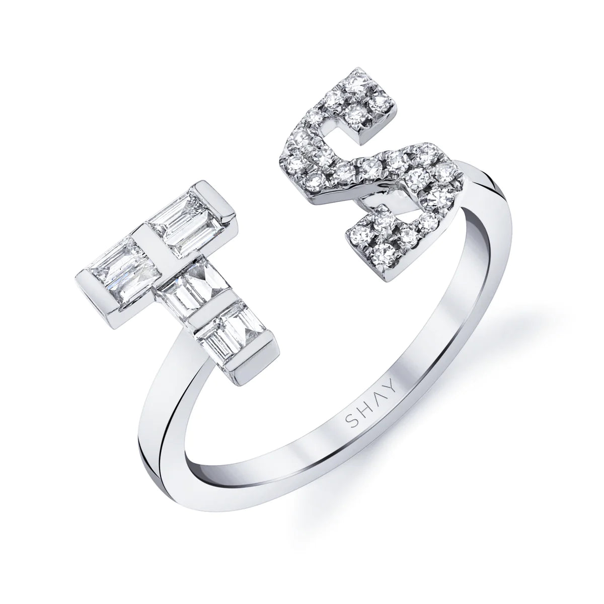 Huge Markdowns On Premium Jewelry Styles Mixed Diamond Personalized Floating Initials Ring Huge Markdowns On Premium Jewelry Styles Mixed Diamond Personalized Floating Initials Ring
