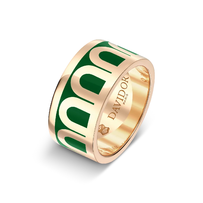 Save On Luxury Jewelry Pieces – Limited-Time Offers Sur-Mesure L'Arc de DAVIDOR Ring GM, 18k Rose Gold with Palais Royal Lacquered Ceramic Save On Luxury Jewelry Pieces – Limited-Time Offers Sur-Mesure L'Arc de DAVIDOR Ring GM, 18k Rose Gold with Palais Royal Lacquered Ceramic