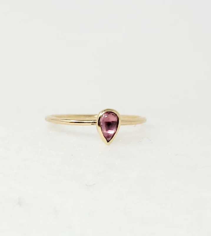 Affordable Luxury Jewelry – Style At A Great Price Pink Tourmaline Teardrop Goldsmithing Ring Affordable Luxury Jewelry – Style At A Great Price Pink Tourmaline Teardrop Goldsmithing Ring