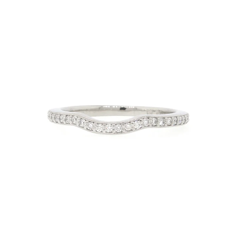 Shop Stylish Jewelry Now And Save Big Pave-Set Diamond Band in Platinum