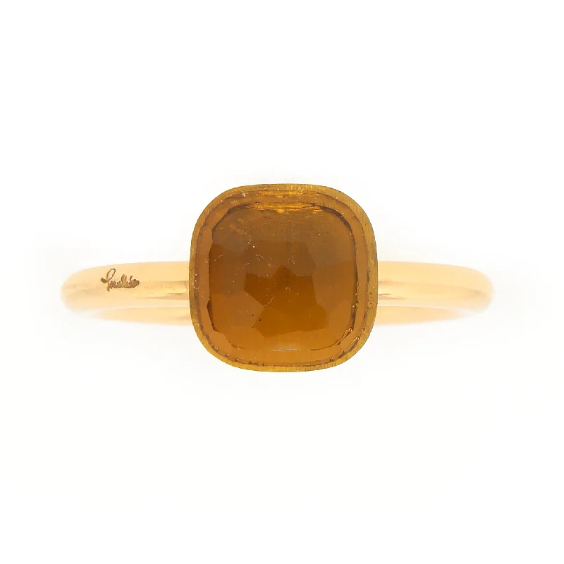 Chic, Trendy, And Affordable Jewelry Sale Pomellato Nudo Classic Citrine Ring in 18k Gold Chic, Trendy, And Affordable Jewelry Sale Pomellato Nudo Classic Citrine Ring in 18k Gold