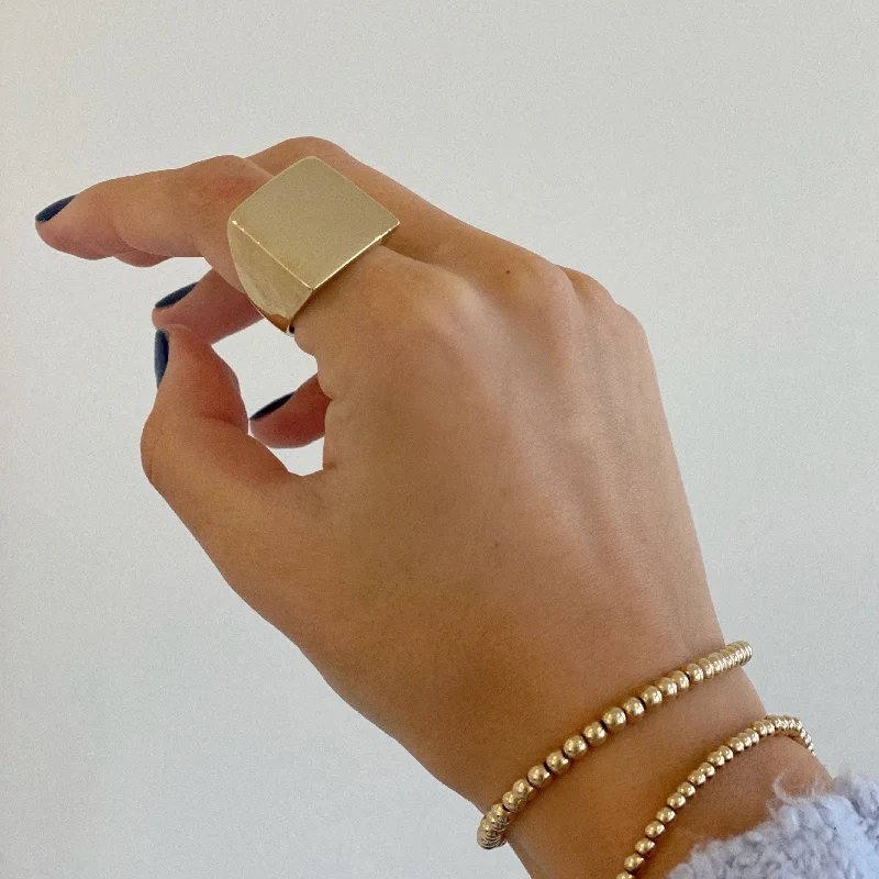 Buy More, Save More On Stunning Jewelry Pieces STELLA SQUARE STATEMENT RING