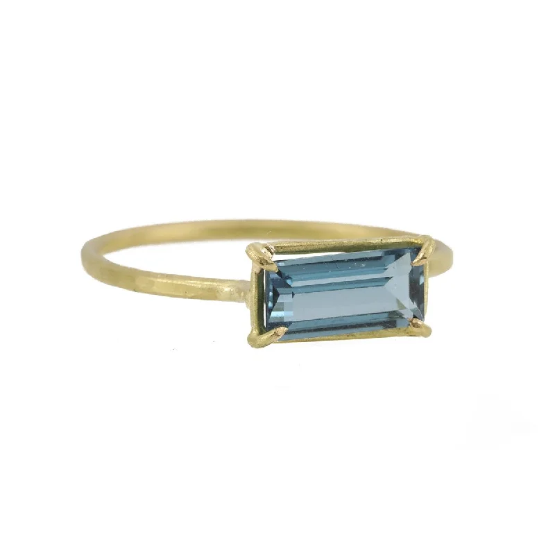 Huge Savings On Timeless Jewelry Collections Horizontal London Blue Topaz Baguette Mini Gem Ring Huge Savings On Timeless Jewelry Collections Horizontal London Blue Topaz Baguette Mini Gem Ring