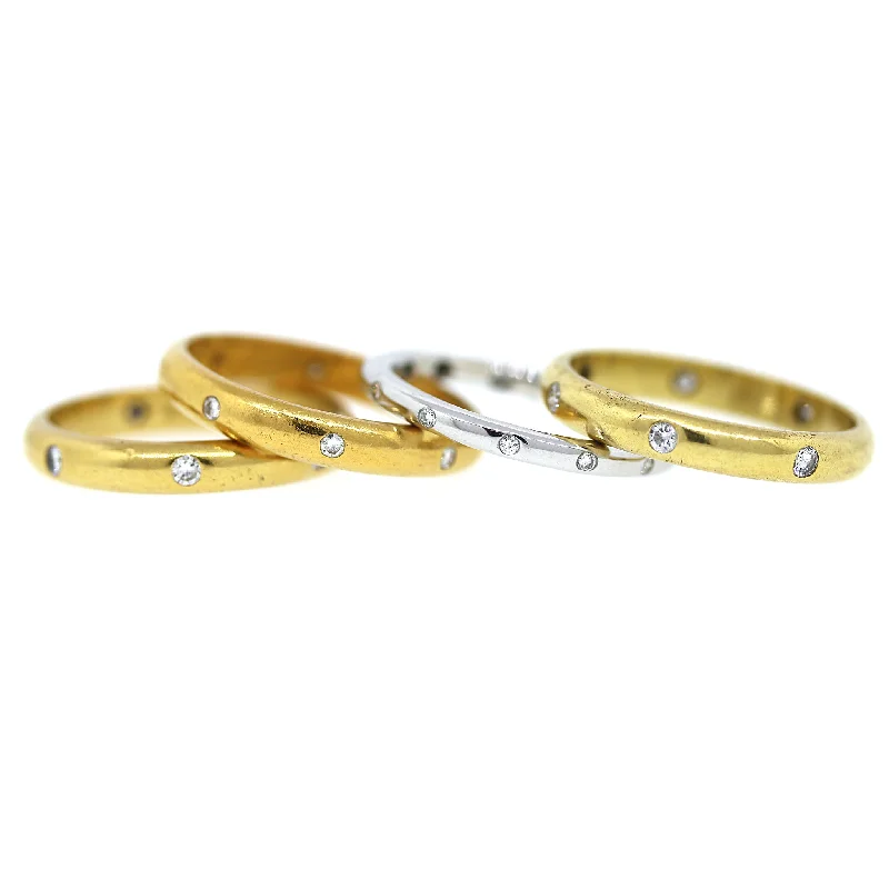 Limited-Stock Jewelry Sale – Once It's Gone, It's Gone Etoile-Style Diamond Stackable Ring in 18k Gold Limited-Stock Jewelry Sale – Once It's Gone, It's Gone Etoile-Style Diamond Stackable Ring in 18k Gold
