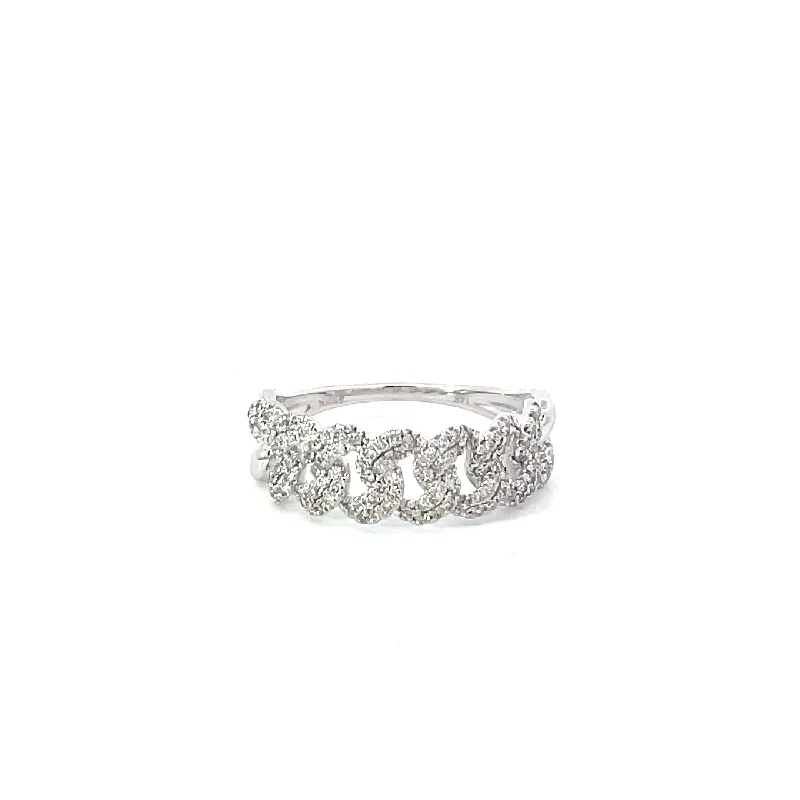 The Ultimate Jewelry Sale – Shop Premium Styles White Gold Diamond Chain Ring