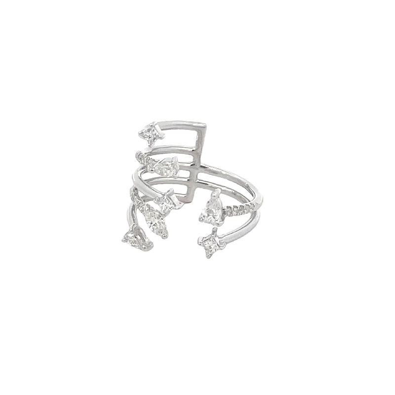 Modern Jewelry At Exclusive Discounts – Shop Today White Gold Diamond Split Band Ring Modern Jewelry At Exclusive Discounts – Shop Today White Gold Diamond Split Band Ring