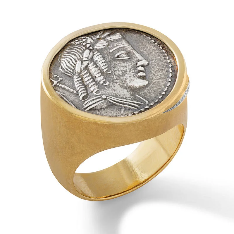 Best Jewelry Deals – Shop Premium Pieces At Great Prices Women's Ancient, Authentic Apollo Coin and Diamond Ring Best Jewelry Deals – Shop Premium Pieces At Great Prices Women's Ancient, Authentic Apollo Coin and Diamond Ring
