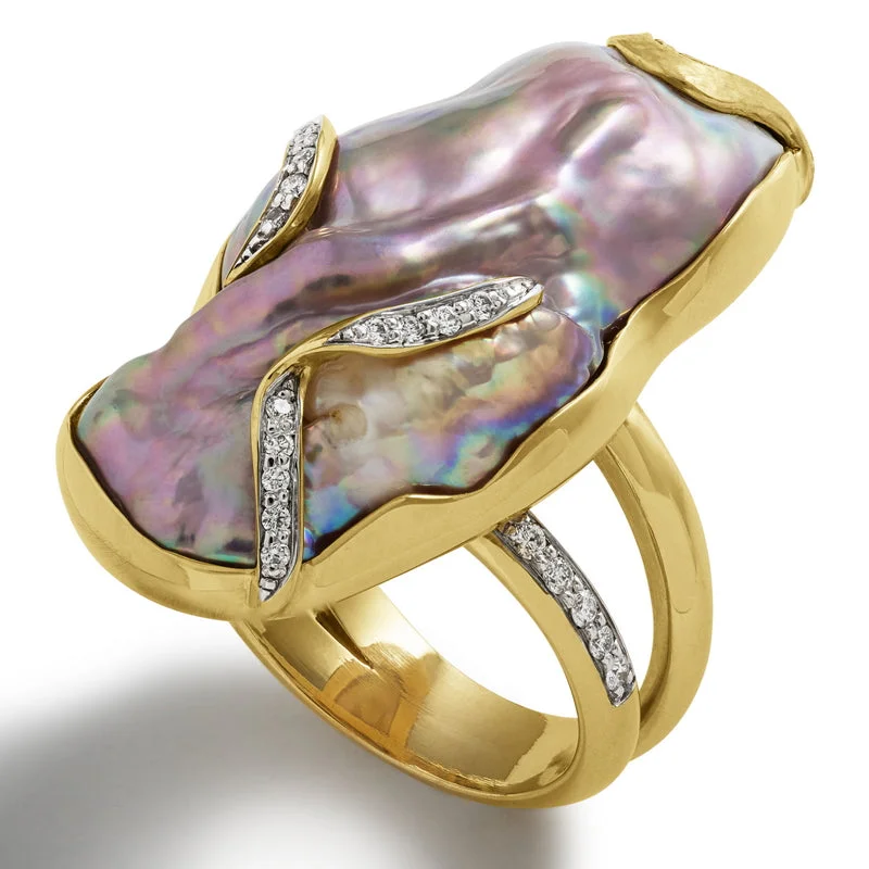 Unlock Unbeatable Jewelry Deals Before They’Re Gone Women's Exotic Pearl and Diamond Ring Unlock Unbeatable Jewelry Deals Before They’Re Gone Women's Exotic Pearl and Diamond Ring