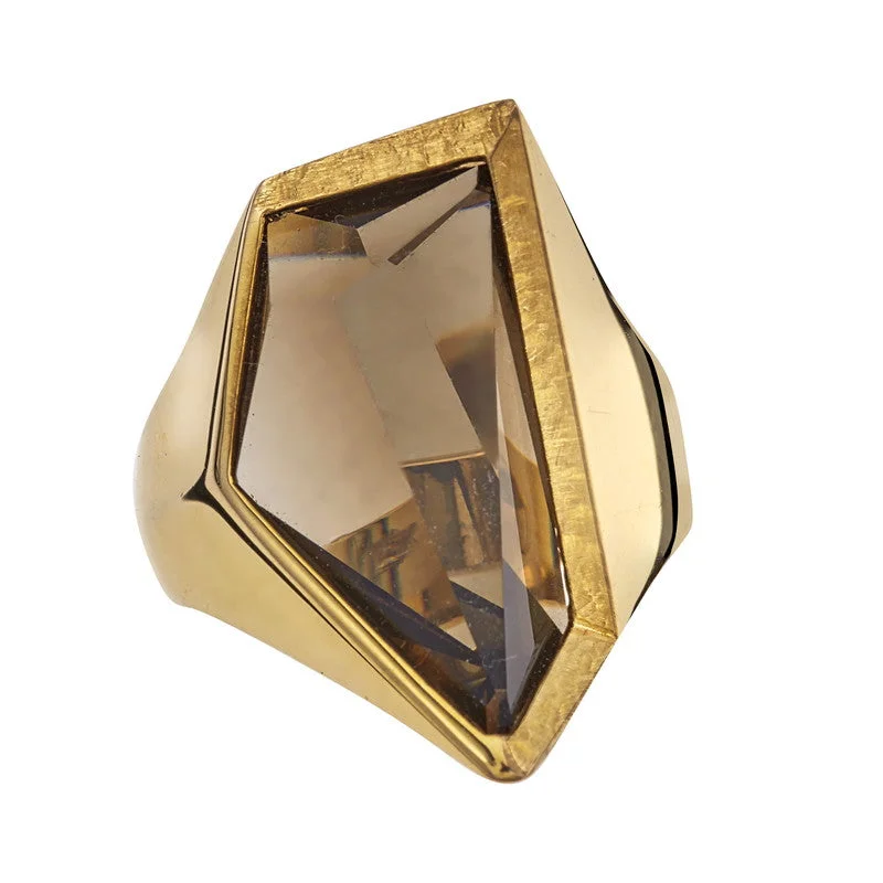 Jewelry Flash Sale – Stylish Designs At Unbeatable Rates Women's Mirror Cut Smokey Quartz Ring Jewelry Flash Sale – Stylish Designs At Unbeatable Rates Women's Mirror Cut Smokey Quartz Ring