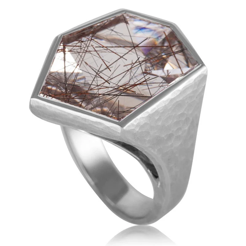 Affordable Luxury Jewelry – Style At A Great Price Women's Tourmalinated Quartz Mirror Mirror Ring Affordable Luxury Jewelry – Style At A Great Price Women's Tourmalinated Quartz Mirror Mirror Ring