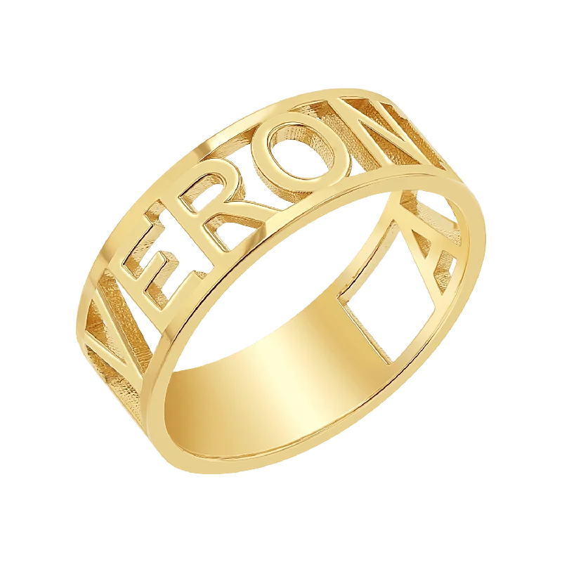 Shop Handcrafted Jewelry At Special Promotional Rates Custom Name Band Ring