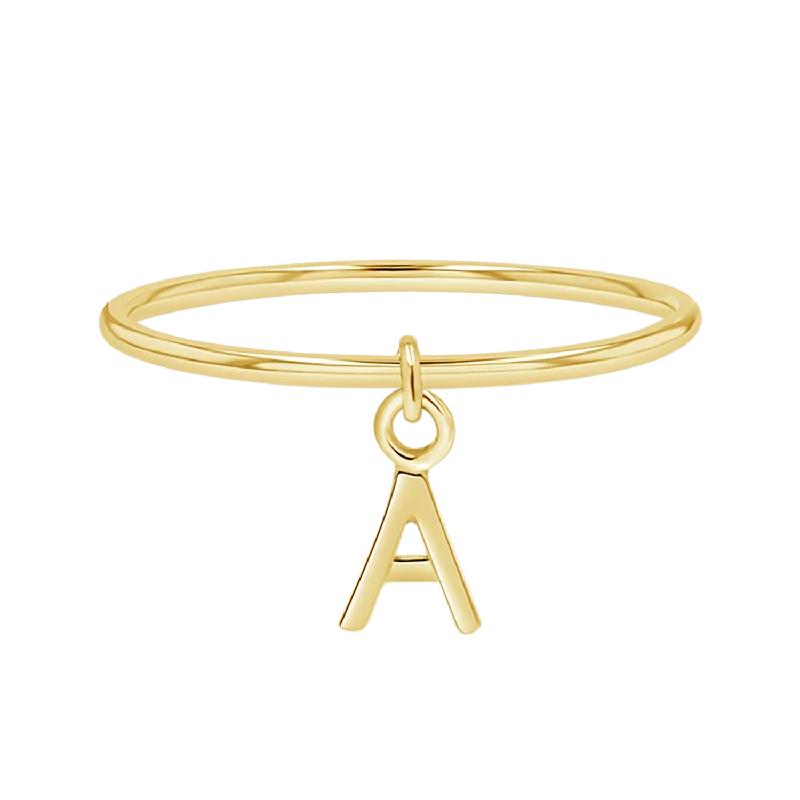 Timeless Jewelry Styles At Wallet-Friendly Prices Initial Drop Ring
