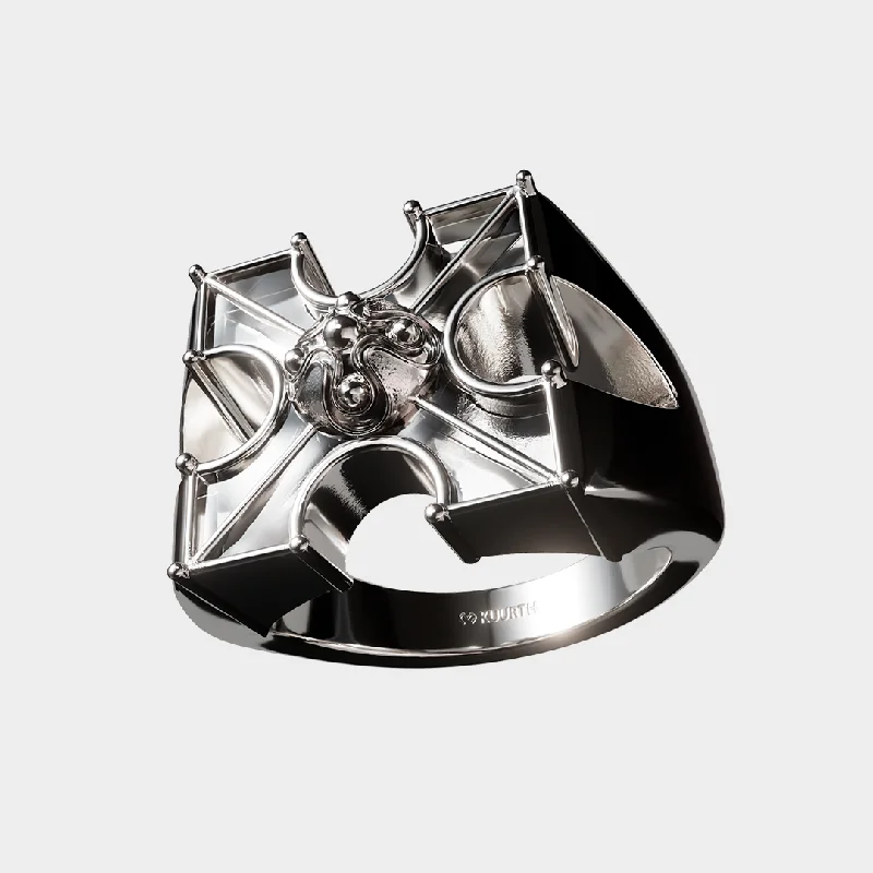 Delicate Crystal Jewelry For Sophisticated Charm Crucifix - Ring