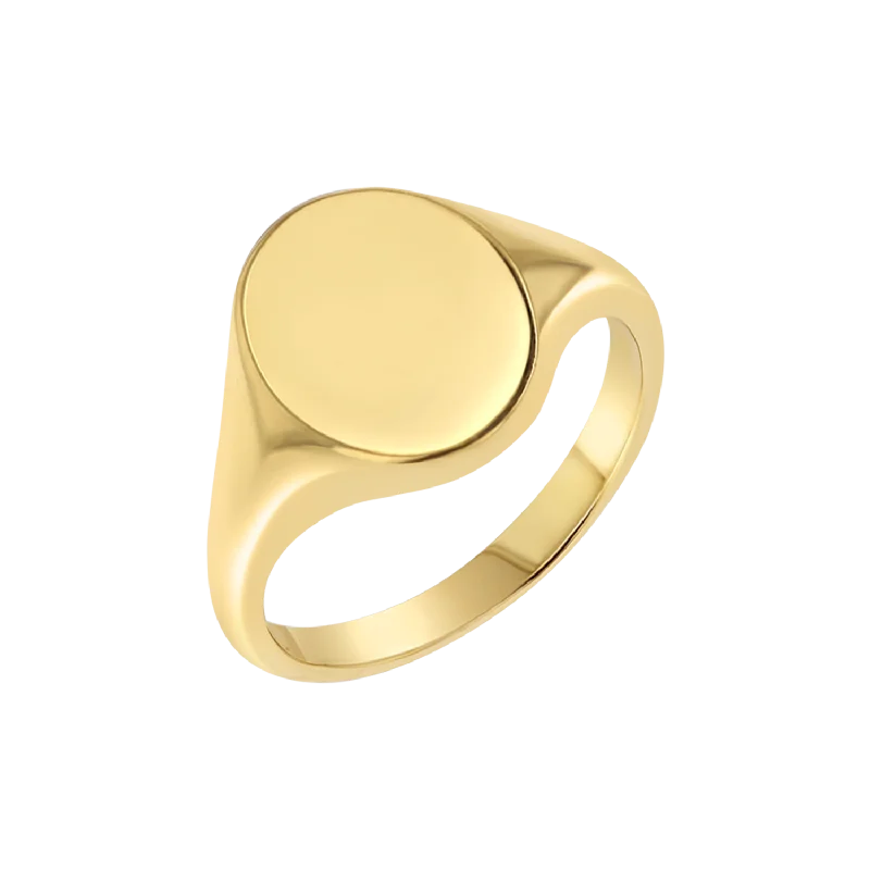 Exclusive Jewelry Discounts – Shop Now For Savings Petit Oval Signet Ring