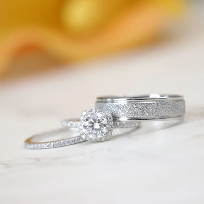 Elegant Necklaces And Bracelets At Limited-Time Offers Spa & Charlotte Moissanite Trio Set Elegant Necklaces And Bracelets At Limited-Time Offers Spa & Charlotte Moissanite Trio Set