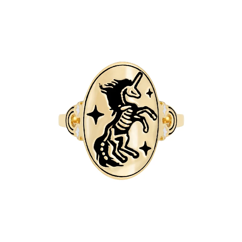 Timeless Elegance Now At Special Discounts Unicorn Skeleton Ring