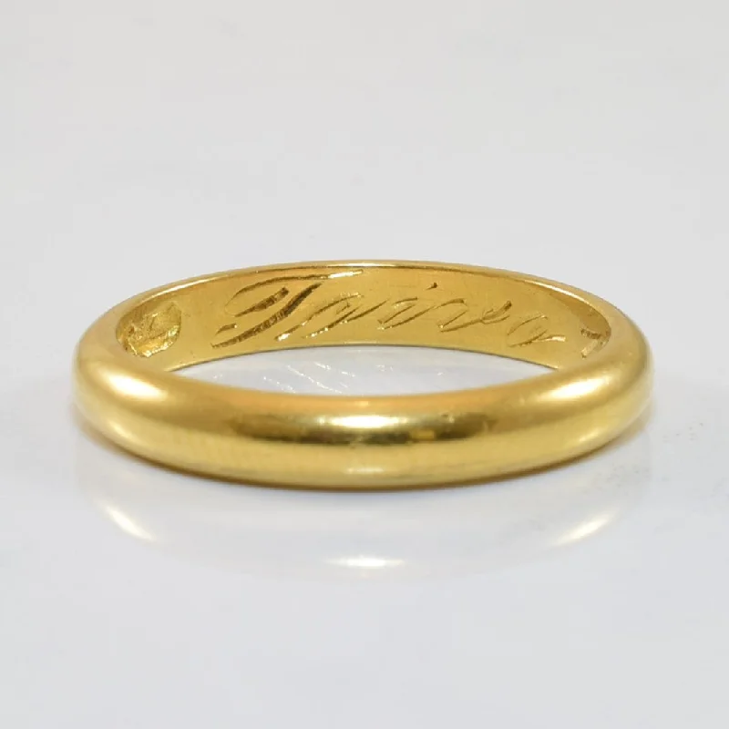 Flash Sale On Stunning Jewelry – Don't Miss Out 1950s Finnish Gold Band | SZ 5.25 |