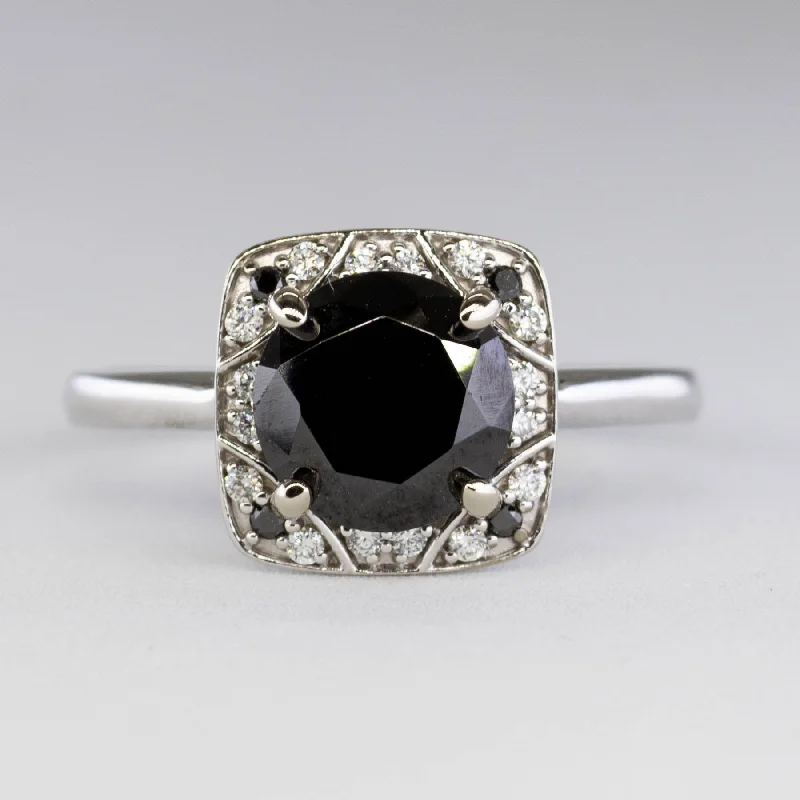 Unmissable Jewelry Clearance – Final Reductions Black Diamond Halo Engagement Ring | SZ 7.25 | Unmissable Jewelry Clearance – Final Reductions Black Diamond Halo Engagement Ring | SZ 7.25 |