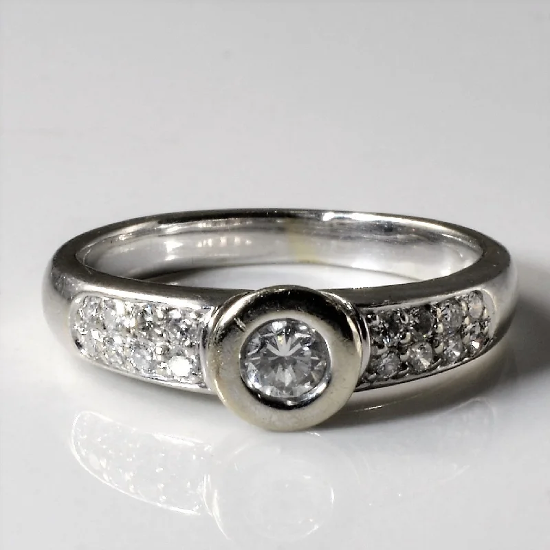 Shop Modern Jewelry Collections With Exclusive Discounts Bezel Set Diamond Engagement Ring | 0.29ctw | SZ 6 | Shop Modern Jewelry Collections With Exclusive Discounts Bezel Set Diamond Engagement Ring | 0.29ctw | SZ 6 |