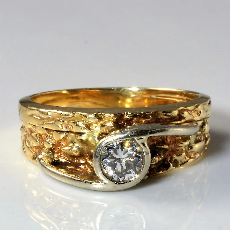 Exclusive Online Jewelry Sale – Don't Wait Bezel Set Diamond Ring | 0.31ct | SZ 7 | Exclusive Online Jewelry Sale – Don't Wait Bezel Set Diamond Ring | 0.31ct | SZ 7 |