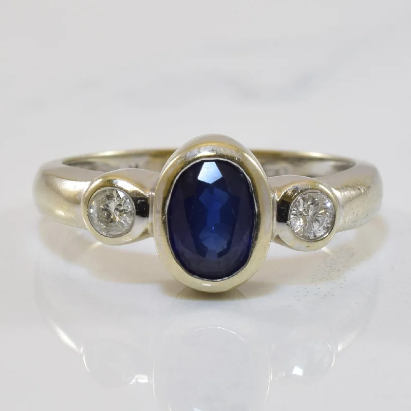 Once-A-Year Jewelry Sale – Grab Your Favorites Now Bezel Set Sapphire & Diamond Ring | 0.75ct, 0.12ctw | SZ 6.25 | Once-A-Year Jewelry Sale – Grab Your Favorites Now Bezel Set Sapphire & Diamond Ring | 0.75ct, 0.12ctw | SZ 6.25 |