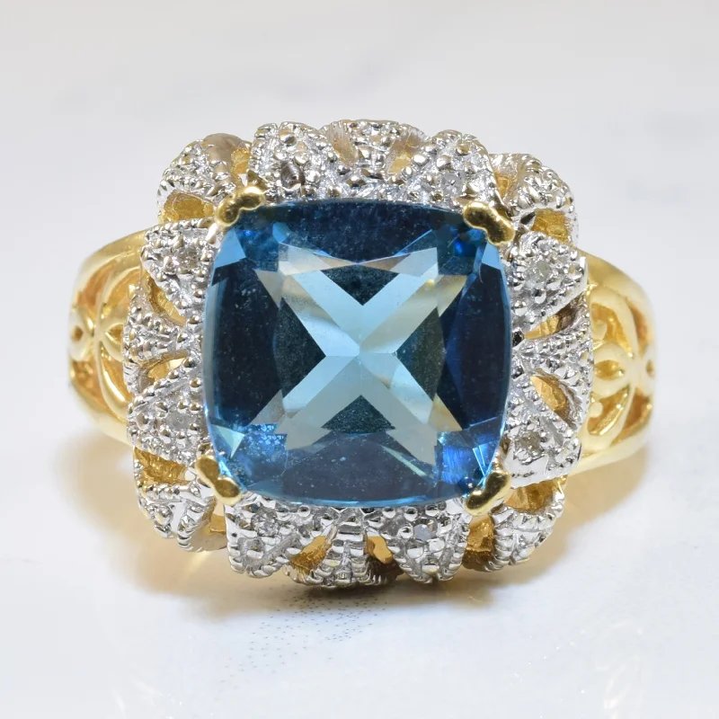 Flash Sale On Elegant Jewelry – Don't Miss Out London Blue Topaz & Diamond Filigree Ring | 5.00ct, 0.06ctw | SZ 6.5 | Flash Sale On Elegant Jewelry – Don't Miss Out London Blue Topaz & Diamond Filigree Ring | 5.00ct, 0.06ctw | SZ 6.5 |