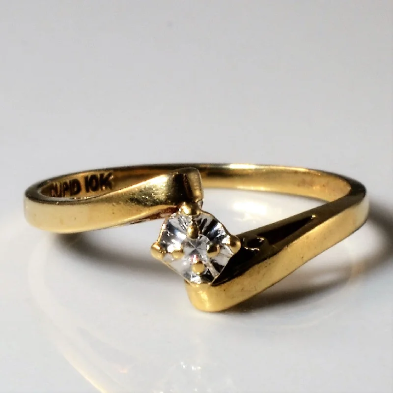 The Perfect Jewelry Piece At The Perfect Discount Bypass Diamond Ring | 0.02ct | SZ 4.25 | The Perfect Jewelry Piece At The Perfect Discount Bypass Diamond Ring | 0.02ct | SZ 4.25 |