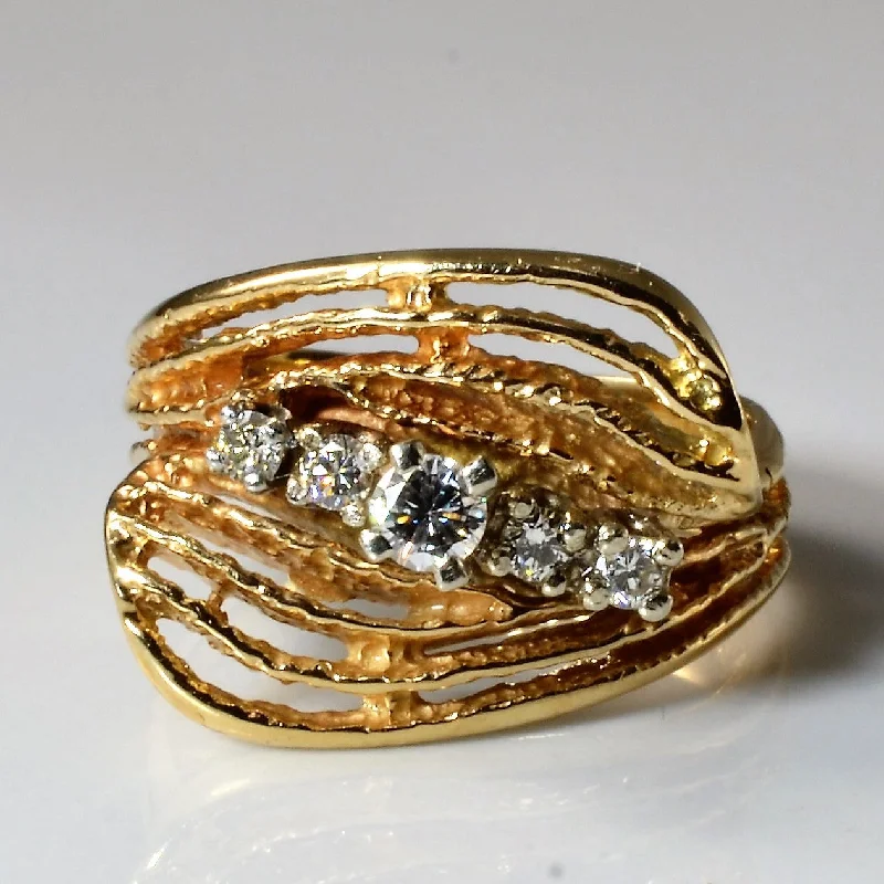 Seasonal Jewelry Clearance – Best Styles At The Lowest Prices Bypass Five Stone Spiral Ring | 0.29ctw | SZ 7.75 | Seasonal Jewelry Clearance – Best Styles At The Lowest Prices Bypass Five Stone Spiral Ring | 0.29ctw | SZ 7.75 |