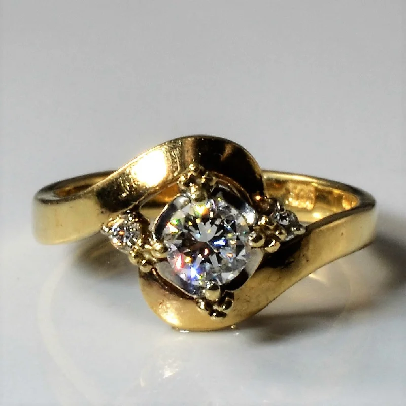 Premium Diamond Jewelry At Once-In-A-Lifetime Discounts Bypass Three Stone Diamond Ring | 0.35ctw | SZ 5.25 | Premium Diamond Jewelry At Once-In-A-Lifetime Discounts Bypass Three Stone Diamond Ring | 0.35ctw | SZ 5.25 |