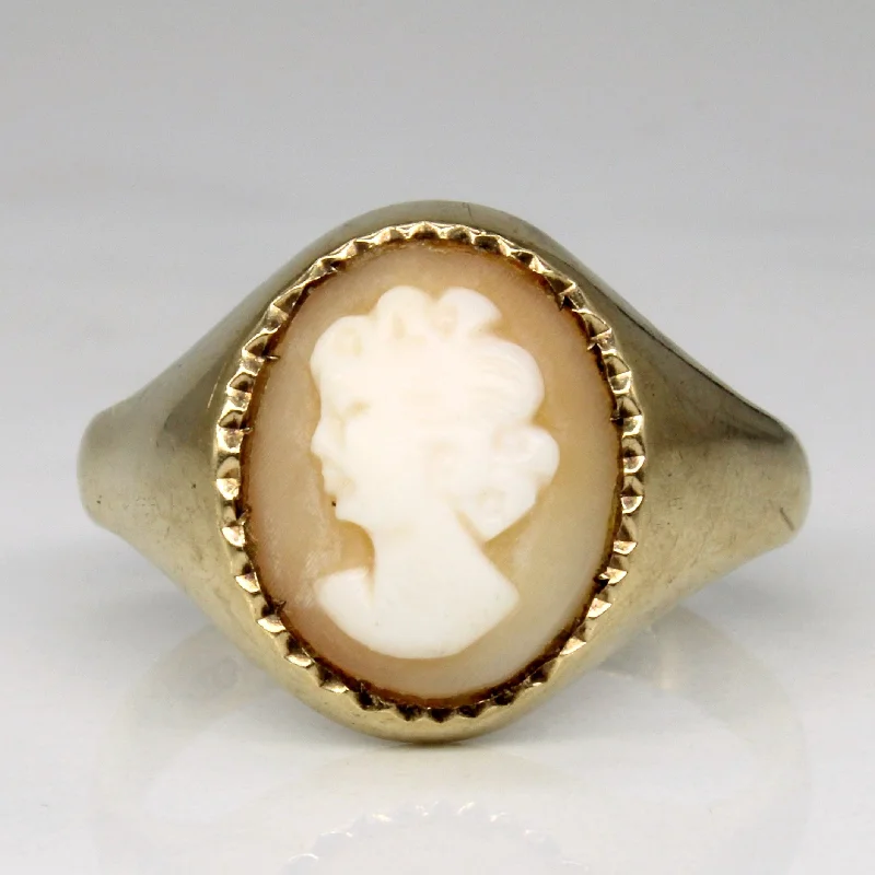 Shop Fine Jewelry With Exclusive Savings 1960s Cameo Ring | 3.00ct | SZ 8.5 |