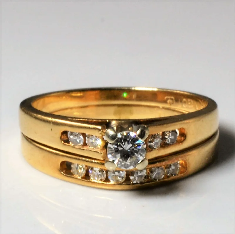 Luxury Jewelry Clearance – Shop Premium Styles Now Channel Detailed Diamond Wedding Set | 0.24ctw | SZ 5 | Luxury Jewelry Clearance – Shop Premium Styles Now Channel Detailed Diamond Wedding Set | 0.24ctw | SZ 5 |