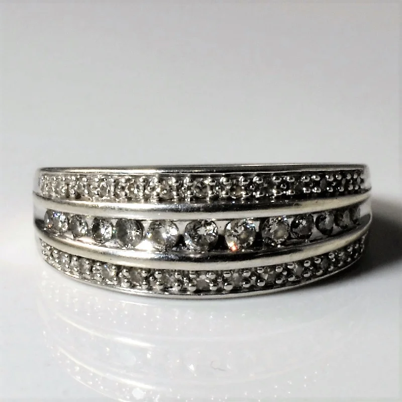 Unmissable Deals On Handmade Jewelry Collections Channel Set Diamond Ring | 0.34ctw | SZ 7.25 | Unmissable Deals On Handmade Jewelry Collections Channel Set Diamond Ring | 0.34ctw | SZ 7.25 |
