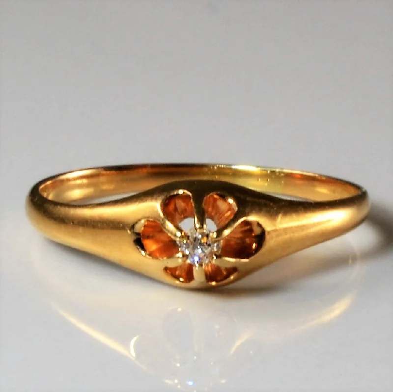Personalized Jewelry Sale – Unique Pieces At Great Prices Belcher Set Solitaire Diamond Ring | 0.03ct | SZ 5 | Personalized Jewelry Sale – Unique Pieces At Great Prices Belcher Set Solitaire Diamond Ring | 0.03ct | SZ 5 |