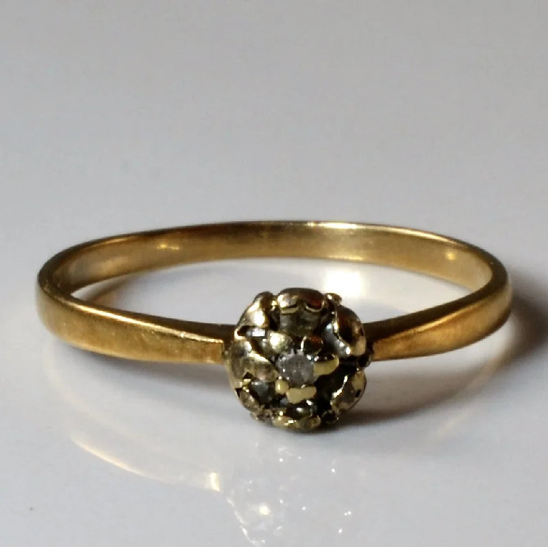 The Perfect Jewelry Piece At The Perfect Price Cluster Diamond Ring | 0.08ctw | SZ 6 | The Perfect Jewelry Piece At The Perfect Price Cluster Diamond Ring | 0.08ctw | SZ 6 |