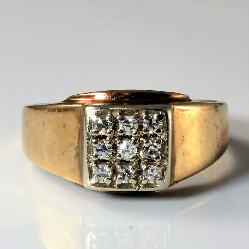 Exclusive Online Jewelry Sale – Don't Wait Cluster Diamond Grid Ring | 0.18ctw | SZ 9 | Exclusive Online Jewelry Sale – Don't Wait Cluster Diamond Grid Ring | 0.18ctw | SZ 9 |