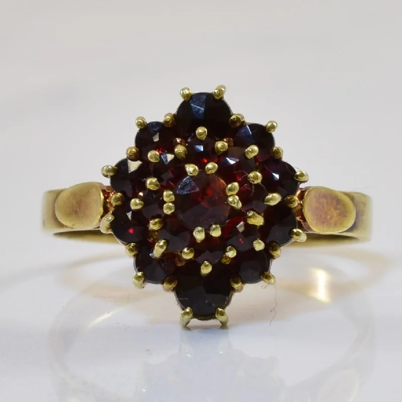Your Perfect Accessory Now At The Best Price Mid Century Garnet Cluster Ring | 0.70ctw | SZ 6.25 | Your Perfect Accessory Now At The Best Price Mid Century Garnet Cluster Ring | 0.70ctw | SZ 6.25 |