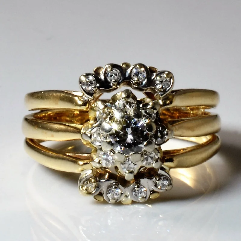 Buy More, Save More On Stunning Jewelry Pieces Soldered Three Ring Wedding Set | 0.56ctw | SZ 8.25 | Buy More, Save More On Stunning Jewelry Pieces Soldered Three Ring Wedding Set | 0.56ctw | SZ 8.25 |
