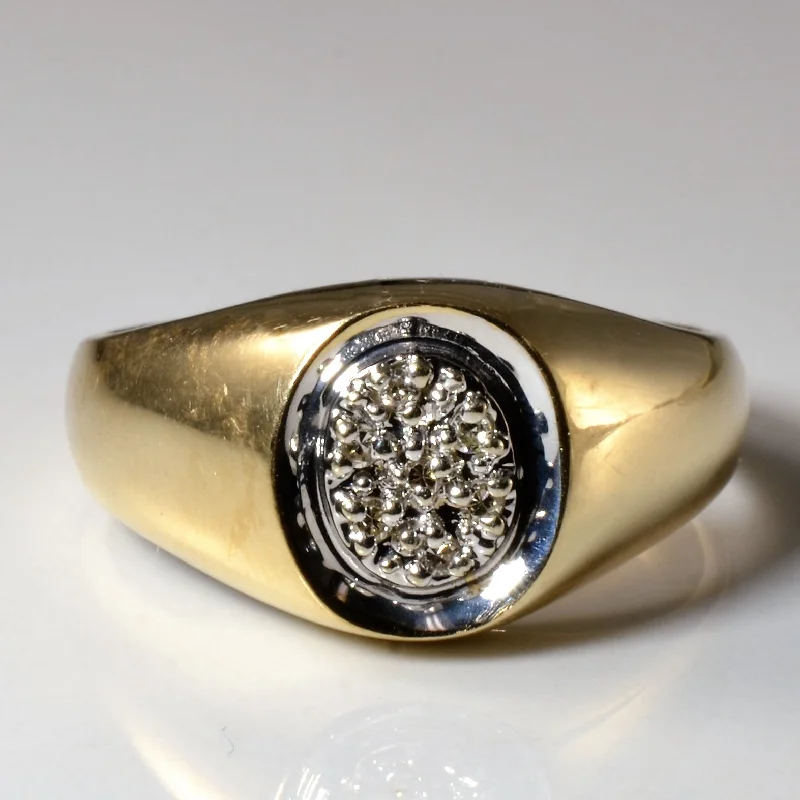 Sparkle For Less – Shop Our Limited-Time Jewelry Deals Pave Oval Shape Diamond Ring | 0.05ctw | SZ 9.75 | Sparkle For Less – Shop Our Limited-Time Jewelry Deals Pave Oval Shape Diamond Ring | 0.05ctw | SZ 9.75 |