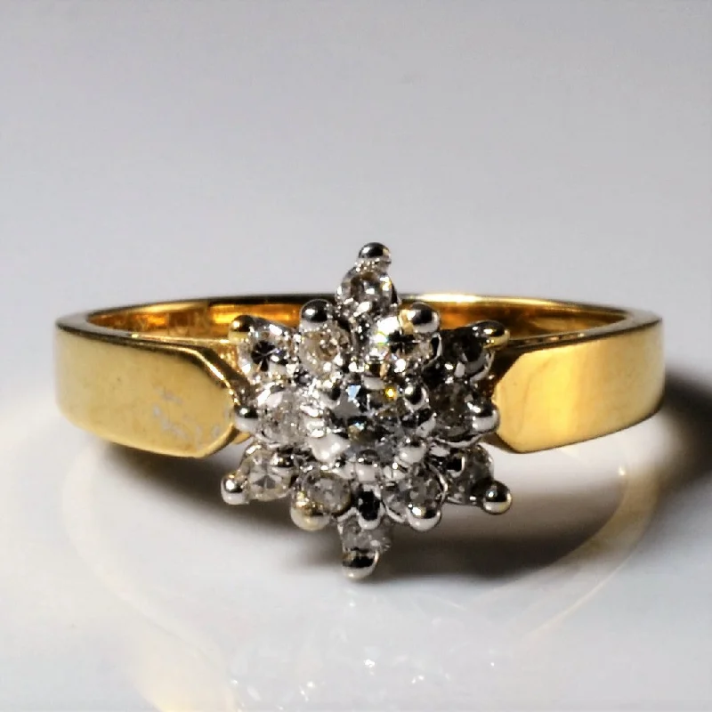Classic And Modern Jewelry Styles On Sale Cluster Burst Diamond Ring | 0.23ctw | SZ 6.5 | Classic And Modern Jewelry Styles On Sale Cluster Burst Diamond Ring | 0.23ctw | SZ 6.5 |