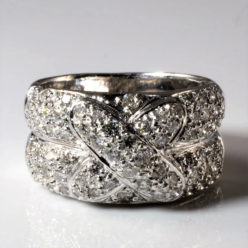 Elegant Jewelry, Exclusive Prices – Shop Now Stacked Diamond X Ring | 1.10ctw | SZ 5.5 | Elegant Jewelry, Exclusive Prices – Shop Now Stacked Diamond X Ring | 1.10ctw | SZ 5.5 |