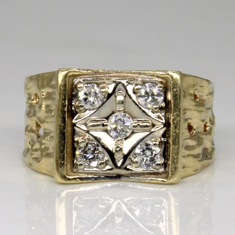 Shop Fine Jewelry With Amazing Deals Flush Set Five Stone Diamond Ring | 0.23ctw | SZ 6.25 | Shop Fine Jewelry With Amazing Deals Flush Set Five Stone Diamond Ring | 0.23ctw | SZ 6.25 |