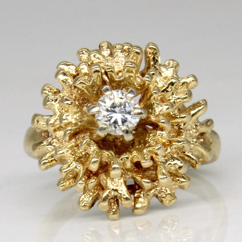 Timeless Elegance At Unbelievable Discounts High Set Diamond Abstract Ring | 0.18ct | SZ 5 | Timeless Elegance At Unbelievable Discounts High Set Diamond Abstract Ring | 0.18ct | SZ 5 |