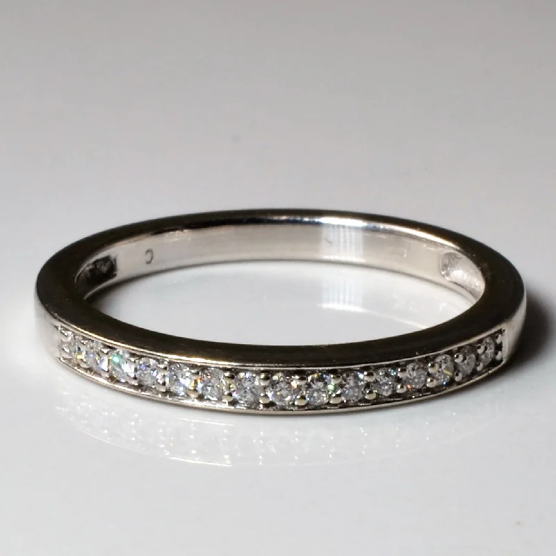 Exclusive Jewelry Markdowns – Limited-Time Offer Diamond Semi Eternity Wedding Band | 0.12ctw | SZ 7 |